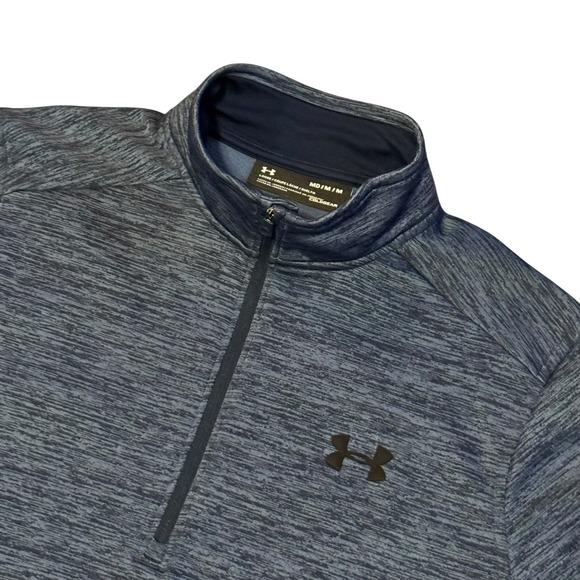 Under Armour ColdGear Pullover Mens Medium 1/4 Zip Long Sleeve Shirt - Picture 1 of 8